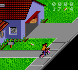 Paperboy II (USA, Europe) In game screenshot
